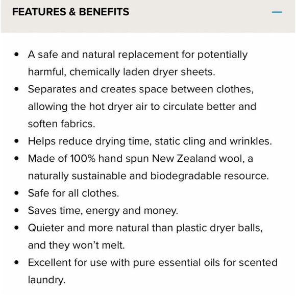 Norwex Fluff and Tumble Dryer Balls Set of 3 Nordic Design NWT - Picture 7 of 8